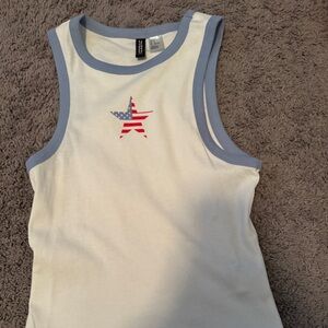 american star crop top | h&m